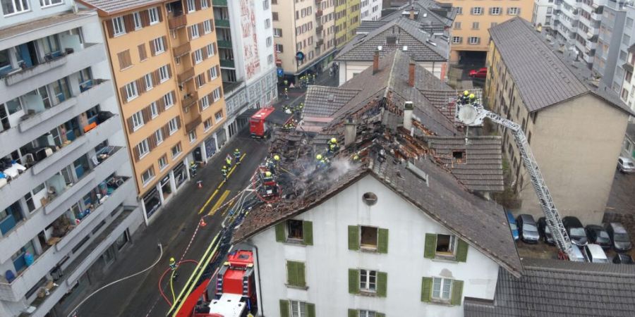 Beim Brand an der Luzerner Baselstrasse am Freitagvormittag verletzte sich niemand.