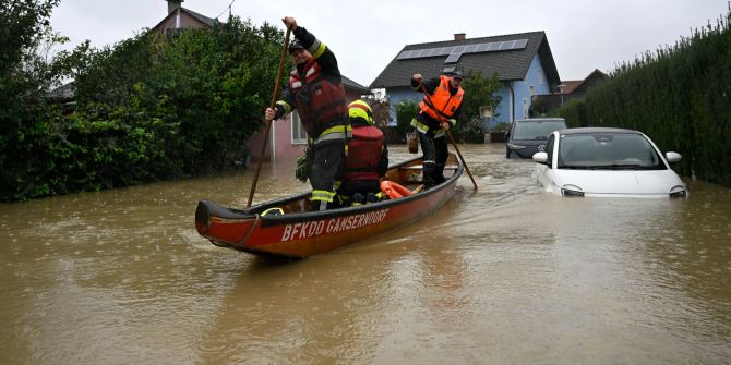 Hochwasser in Österreich