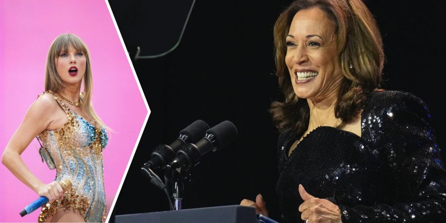 kamala harris taylor swift