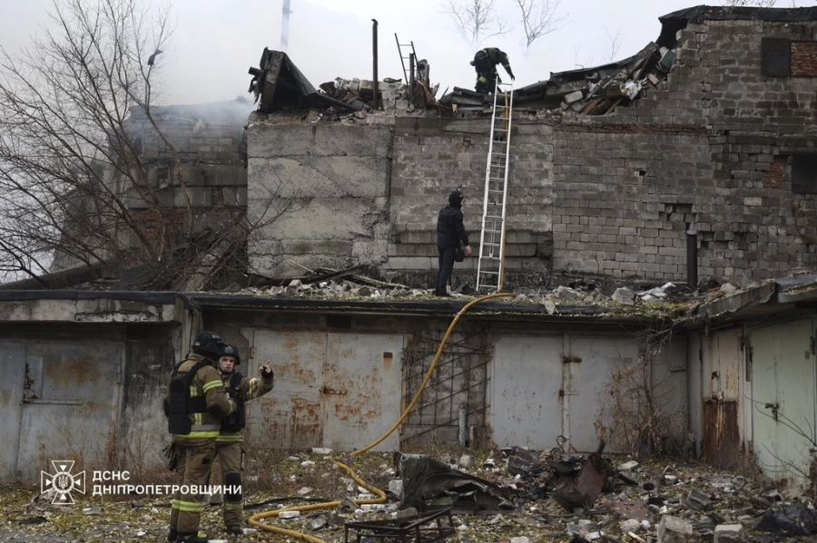 Die Rakete hat in der ukrainischen Stadt Dnipro für Zerstörung gesorgt.