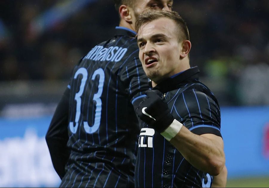 Für Inter Mailand schiesst Shaqiri drei Tore.