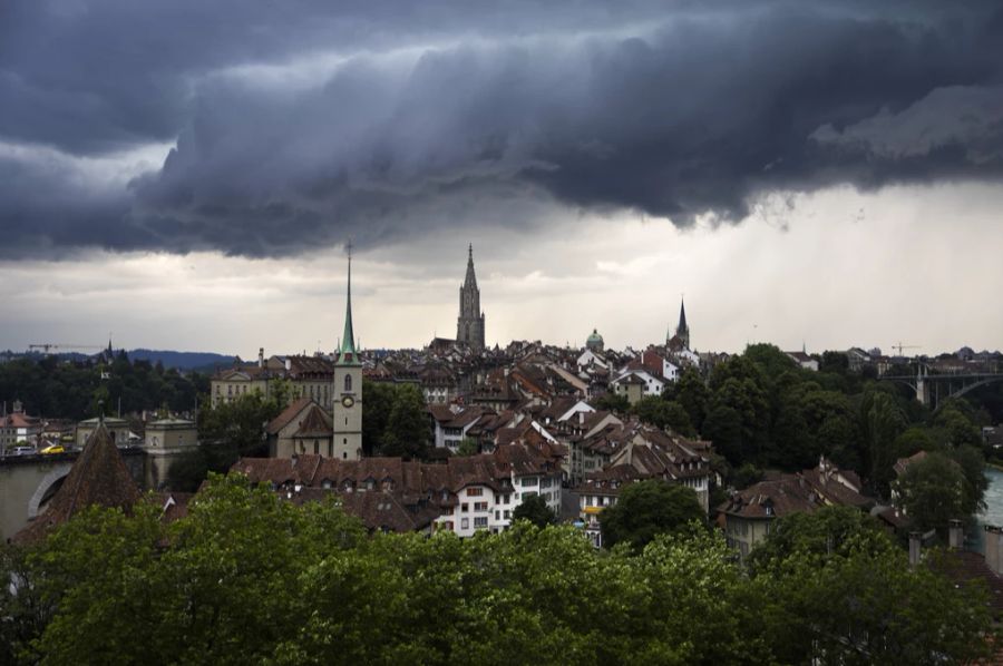 Nächste Woche ist unter anderem auch in Bern Regen möglich, trotzdem sollte die Sonne immer wieder scheinen.