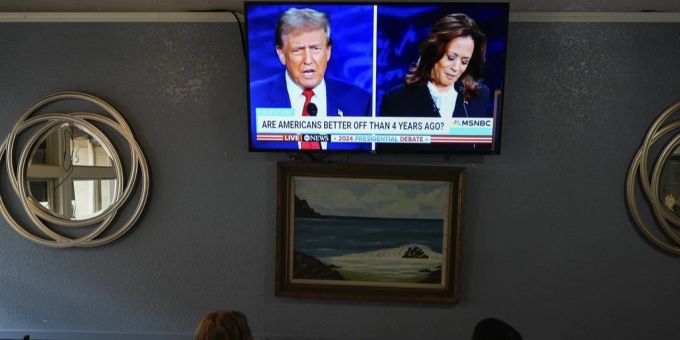 Die Debatte vom Dienstag wird die einzige zwischen Trump und Harris bleiben. trump