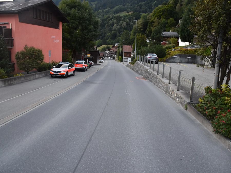 Verkehrsunfall in Klosters.