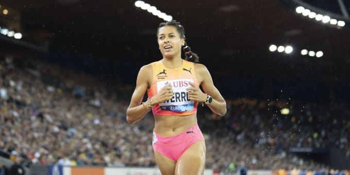 Audrey Werro hat über 800 Meter einen neuen Landesrekord aufgestellt. Audrey Werro
