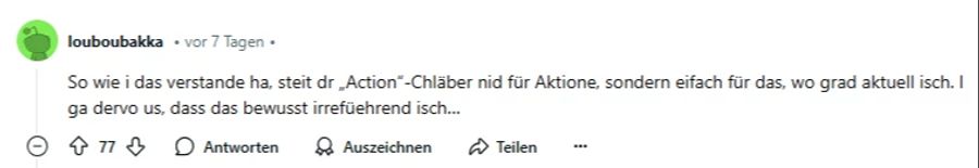 Auf der Plattform Reddit spekuliert die Coop-Kundschaft darüber, was dahinterstecken könnte.