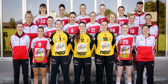 Das SPL1 Team vom HV Herzogenbuchsee in der Saison 2024/2025. HV Herzogenbuchsee Frauen