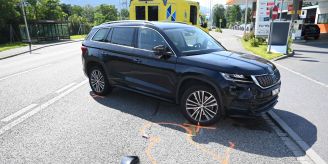 Trübbach SG - Motorradfahrer (69) bei Kollision mit Auto verletzt