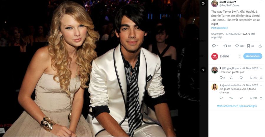 Taylor Swift und Joe Jonas waren vor vielen Jahren mal ein Paar.