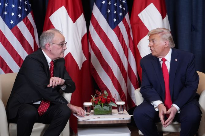 Guy Parmelin Donald Trump