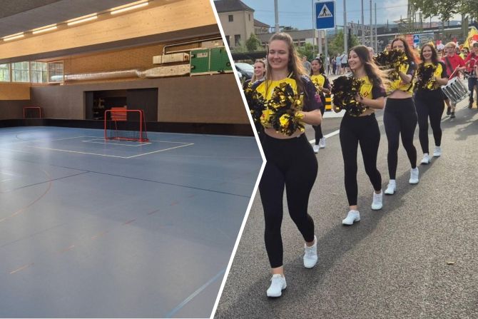 Sporthalle Sulzerallee: Die Trainingshalle bietet Platz für Schul-, Breiten- und Leistungssport.