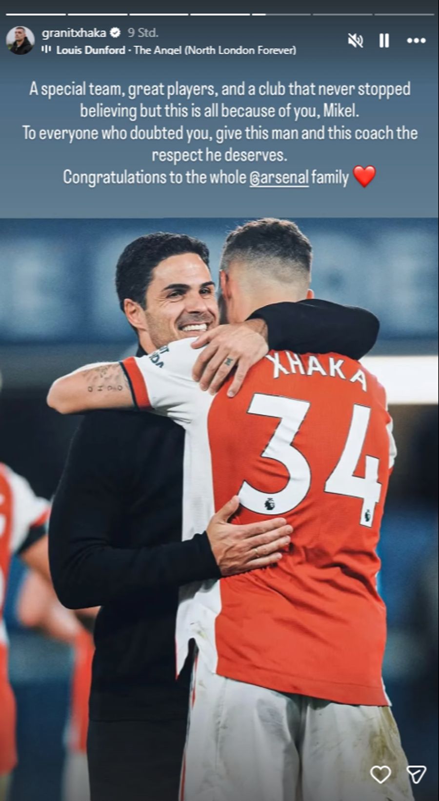 granit xhaka arsenal