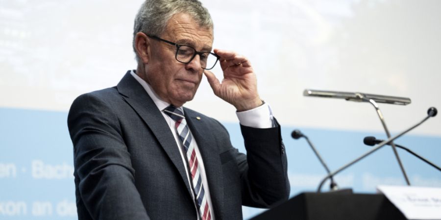 Der Zürcher Finanzdirektor Ernst Stocker (SVP) erwartet 2027 schwarze Zahlen für den Kanton.