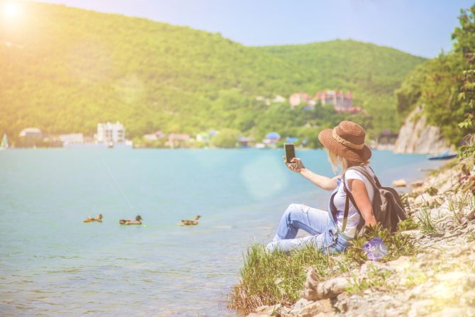 Influencerin Massentourismus Hotspot