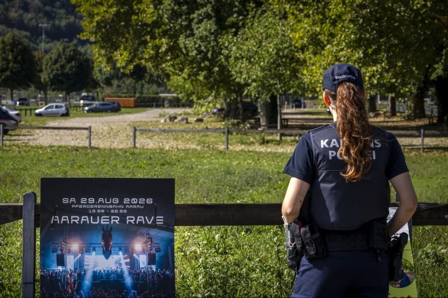 Beim Rave in Aarau feuerte der mittlerweile verhaftete Verdächtige 43 Schüsse ab.