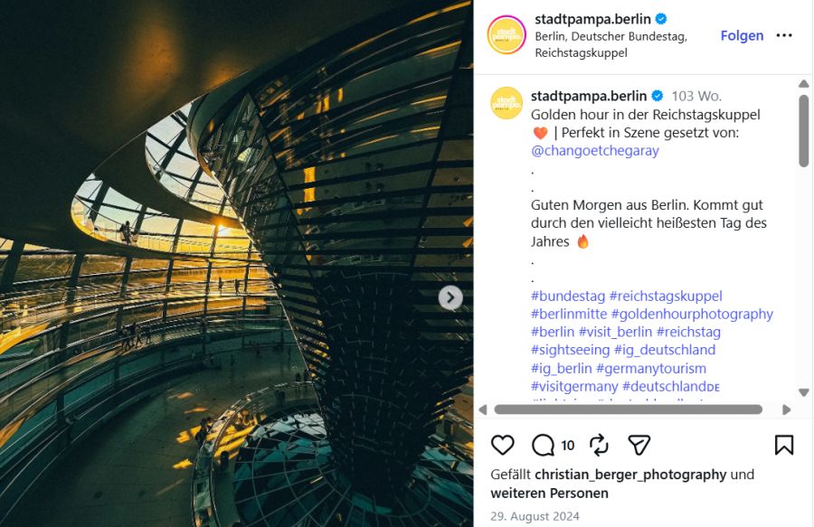 Reichstagskuppel, Berlin (Deutschland)