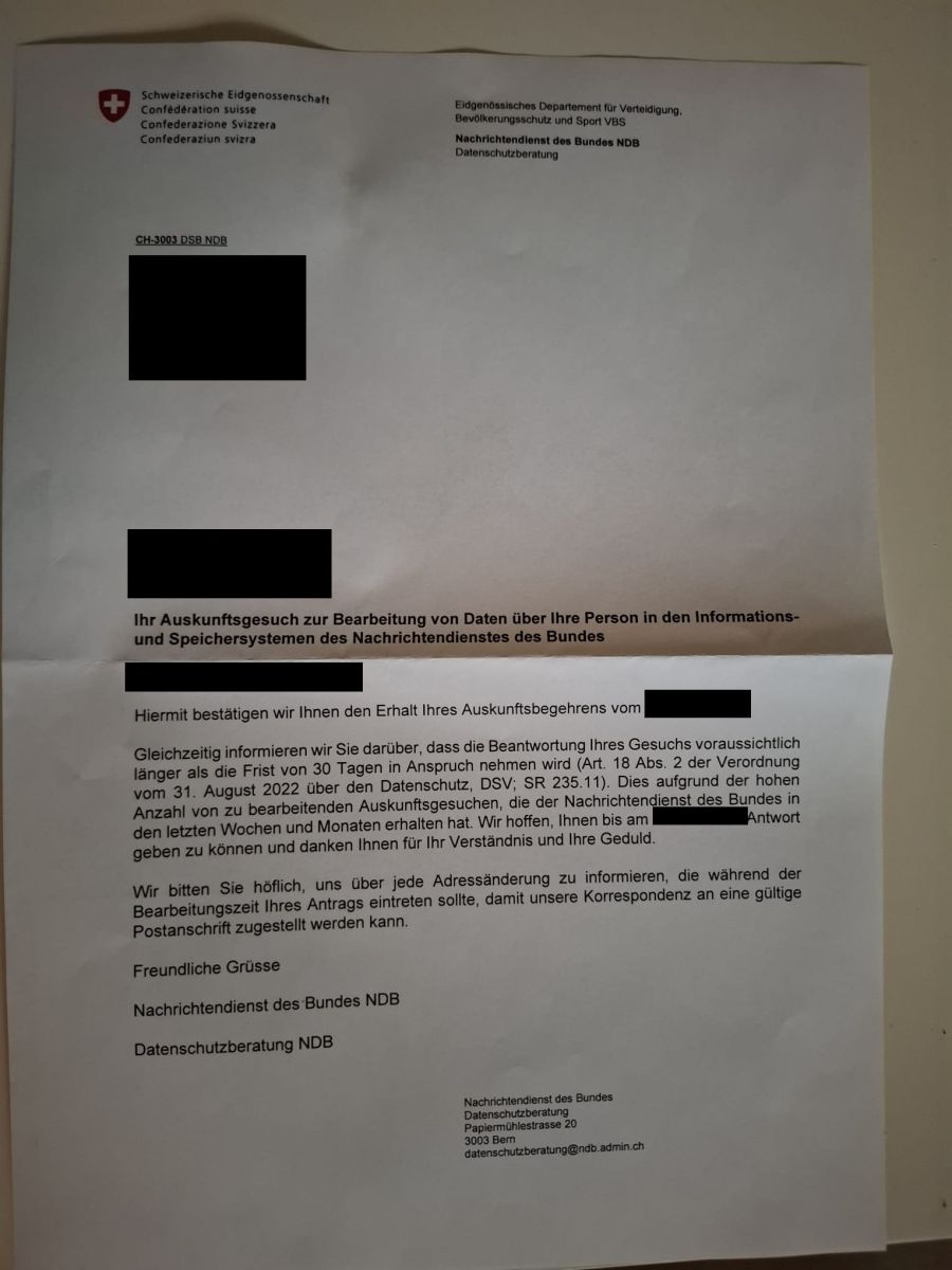 Nachrichtendienst des Bundes