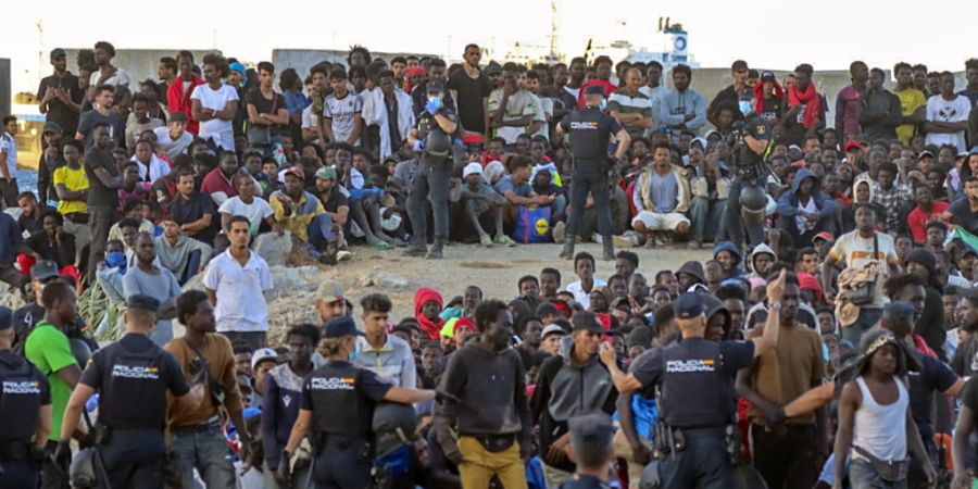Die EU diskutiert nach der Migrationskrise in Ceuta neue Massnahmen, um bei massenhaften Migrationsströmen schneller reagieren zu können. (Archivbild)