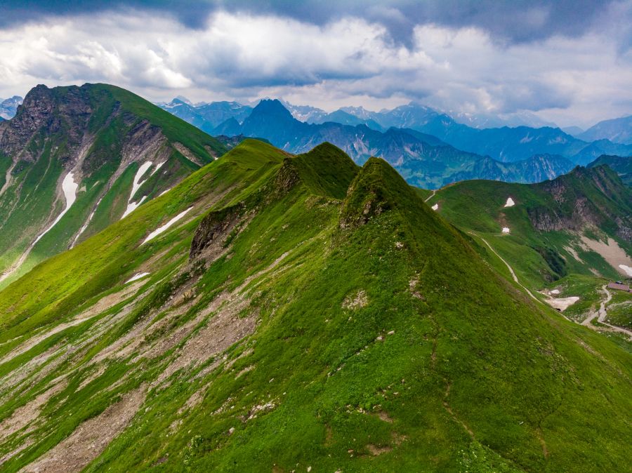 Panoramablick vom Nebelhorn