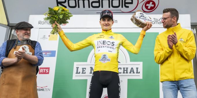 Carlos Rodriguez gewinnt die Tour de Romandie 2024. Tour de Romandie