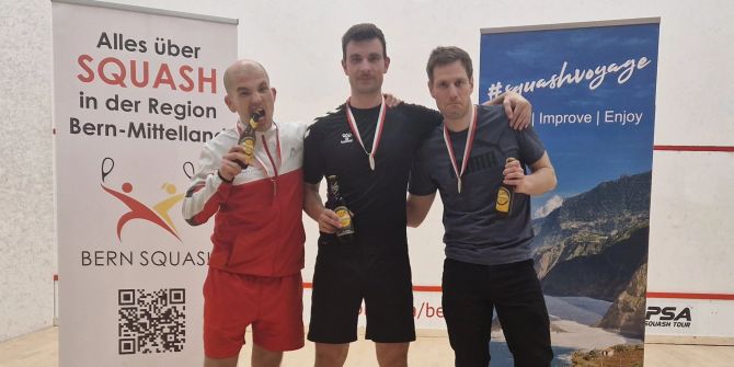 Siegerehrung Squash-Meisterschaften