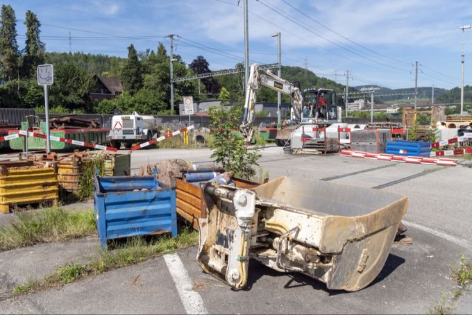 Seit 2019 wird am Bahnhof in Liestal BL gebaut. (Archivbild) bahnhof liestal