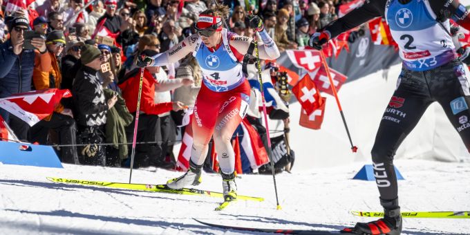 Biathlon-WM - Lena Häcki-Gross verpasst Medaille in der Verfolgung
