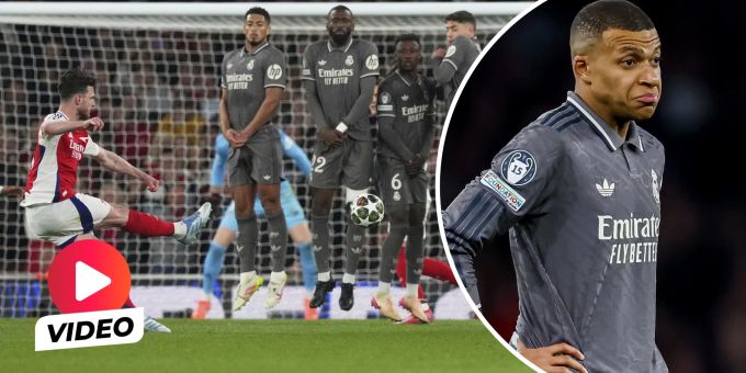 Titeltraum lebt - Mit diesen Rice-Traumtoren bodigt Arsenal Real