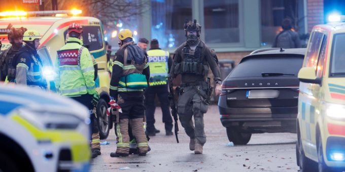 An der Schule im schwedischen Örebro starben nach einem Amoklauf elf Menschen. (Archivbild) Schüsse