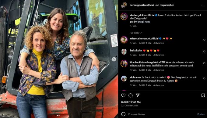 Wolfram Berger war seit 2022 Teil der Serie «Der Bergdoktor». der bergdoktor