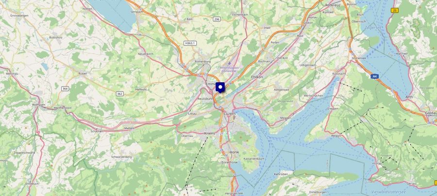 Unfall Karte Luzern