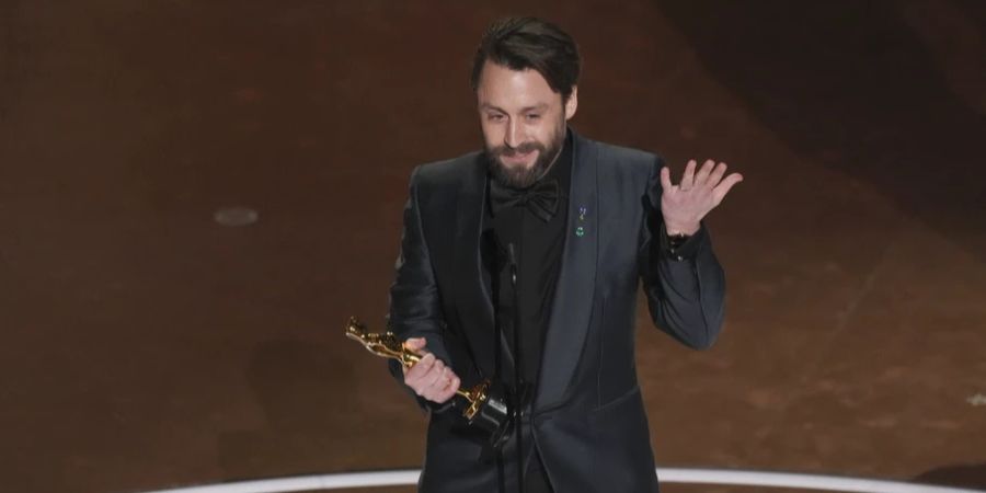 Kieran Culkin gewinnt den Oscar als bester Nebendarsteller («A Real Pain»).