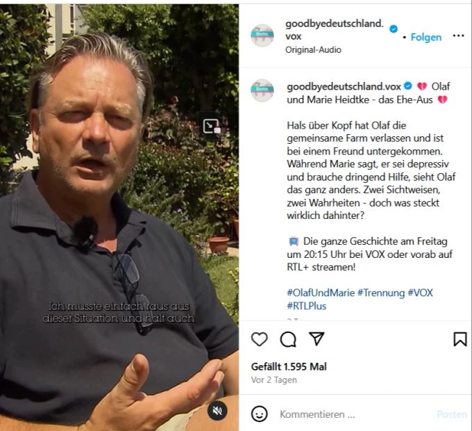 Olaf Heidtke, bekannt aus der VOX-Sendung «Goodbye Deutschland», hat es in Südafrika nicht mehr ausgehalten. goodbye deutschland olaf heidtke