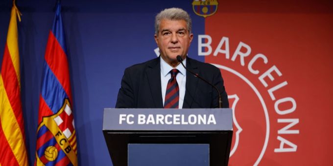 Joan Laporta, Präsident des FC Barcelona. FC Barcelona Joan Laporta