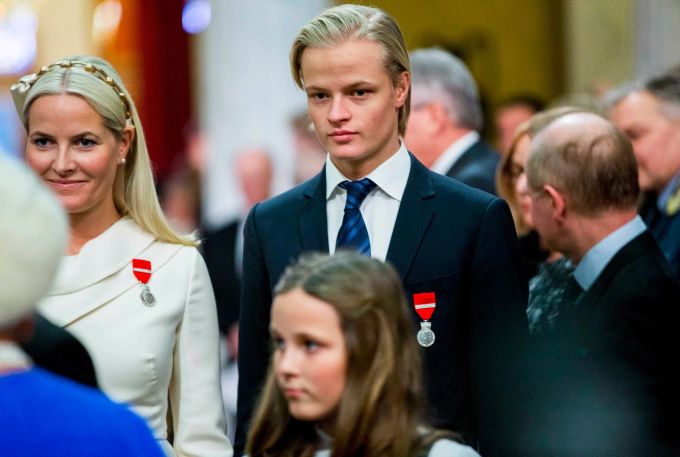 Mette-Marit and her son Marius Borg Høiby