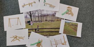 Grosswangen - Jung und Alt gestalten Spielplatz Linde gemeinsam