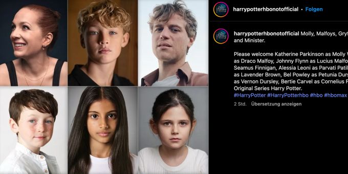 HBO gibt weitere Schauspieler bekannt. harry potter serie