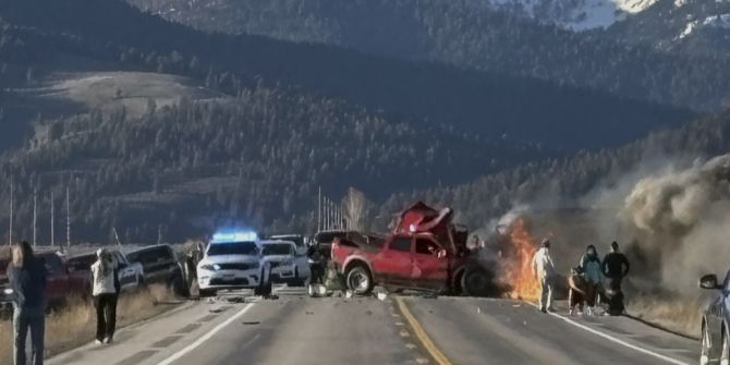 Unfall Yellowstone-Nationalparks
