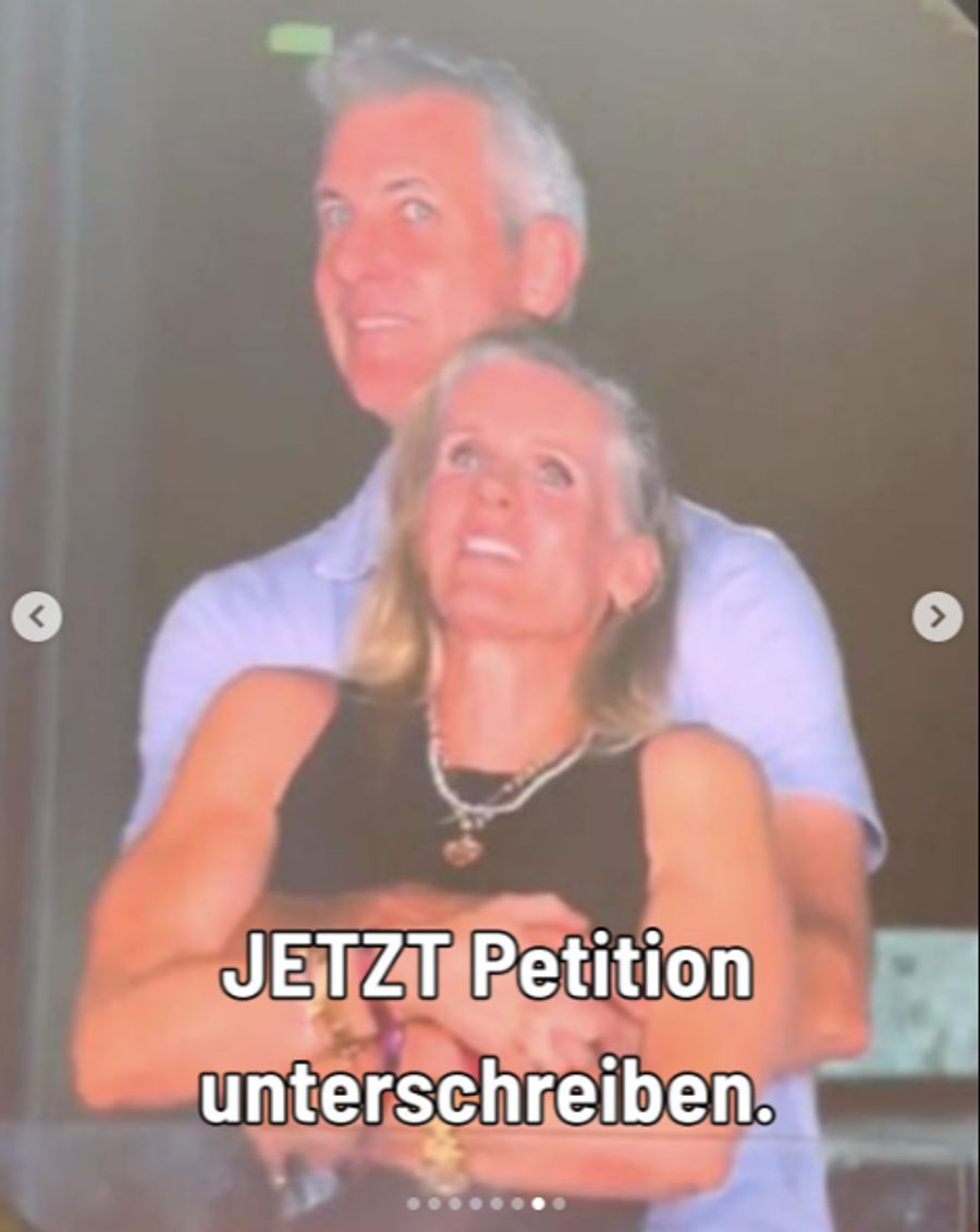 Zum Schluss fordert der Verein auf, die Petition zu unterschreiben ...