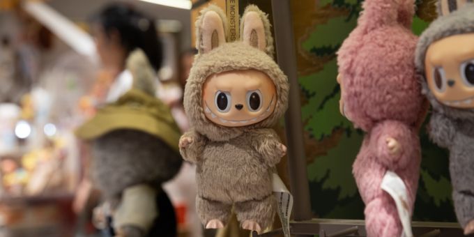 Puppen von Labubu sind kein Spielzeug oder lediglich ein Mode-Accesoire: Es spiegelt den Zeitgeist von 2025 wider. labubu puppe in braun
