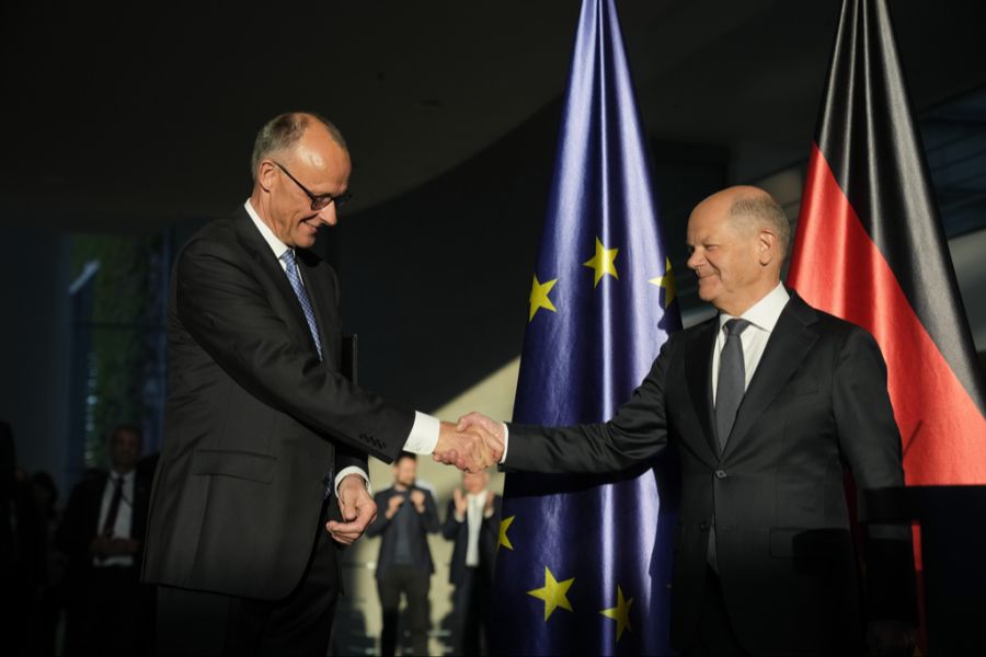 Friedrich Merz Olaf Scholz