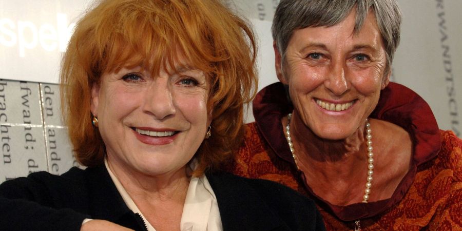 Gercke blieb mit Bella-Block-Darstellerin Hannelore Hoger (links) befreundet. (Archivbild)