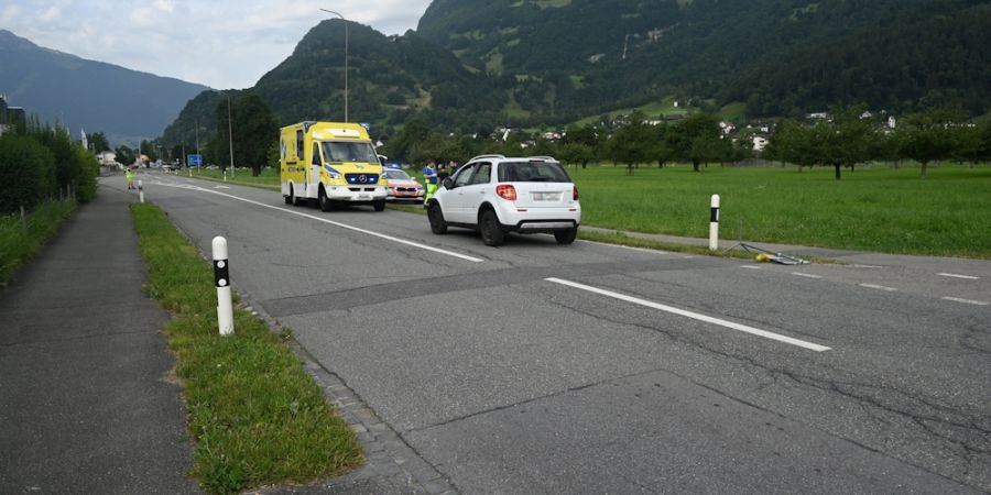 Unfall in Trübbach