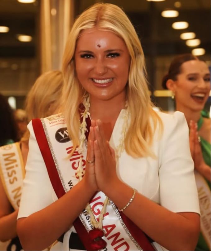 Milla Magee reiste für die «Miss World»-Wahl nach Indien. Milla Magee