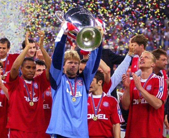Neben der Champions League gewann Oliver Kahn mit den Bayern acht Mal die deutsche Meisterschaft und sechs Mal den DFB-Pokal. Oliver Kahn