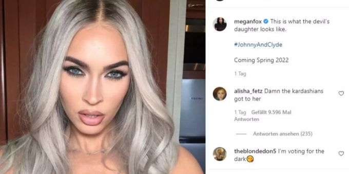Megan Fox präsentiert ihre neue Frisur. Megan Fox
