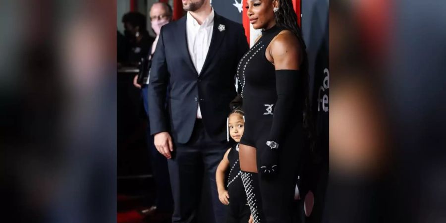 Alexis Ohanian (li.) und Serena Williams mit Tochter Alexis Olympia in Los Angeles.
