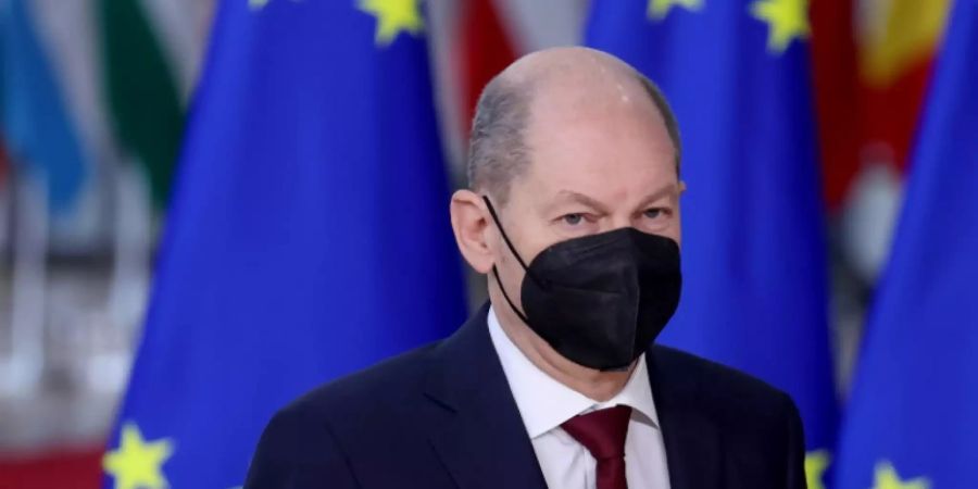 Bundeskanzler Olaf Scholz in Brüssel