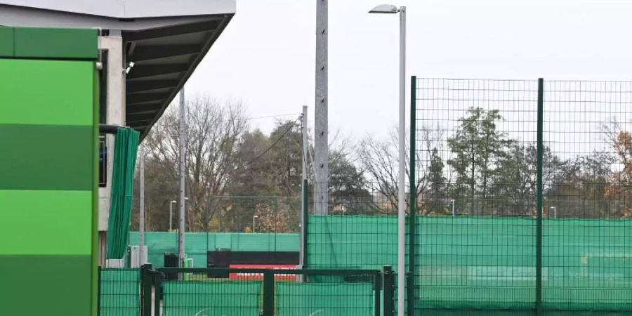 Die deutsche Fussball-Nationalmannschaft wird am Dienstagnachmittag in Wolfsburg trainieren. Foto: Swen Pförtner/dpa