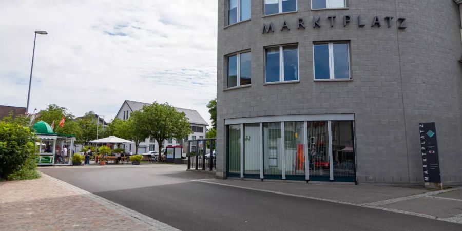 Der Marktplatz in Frauenfeld.